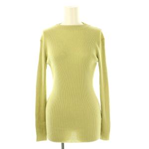 プルミエールウールリブ ビルドネックプルオーバー ニット セーター F スモークグリーン /ES OS