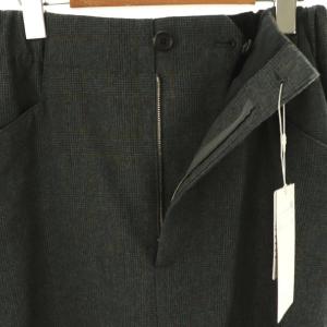 MARGARET HOWELL 23AW FLANNEL WOOL スカート 2 チャコールグレー ブラウン