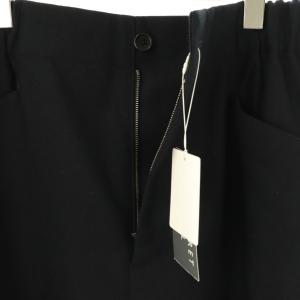 MARGARET HOWELL 23AW FLANNEL WOOL スカート 2 ネイビー