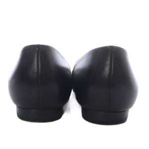 CHANEL パンプス フラット ココマーク 37.5C ブラック