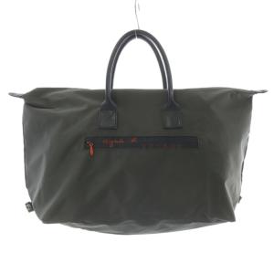 トートバッグ ハンドバッグ ロゴ カーキ 緑 グリーン /SR