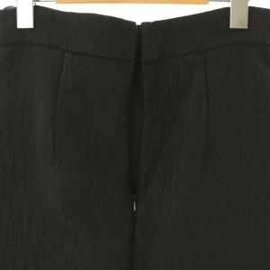 S Max Mara ウール混 プリーツスカート F38 ブラック /ES OS