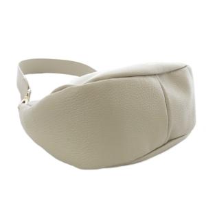 russet ハーフムーン ワンショルダーバッグ ハンドバッグ レザー ベージュ /SR