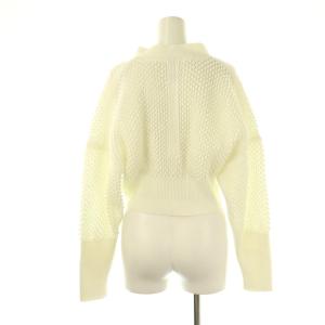 CFCL LATTICE CROPPED CARDIGAN F オフホワイト