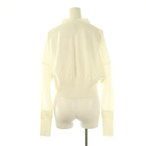 CFCL 25SS GARTER CROPPED CARDIGAN F ホワイト