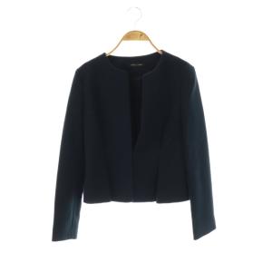 ノーカラージャケット カラーレスジャケット 38 ブラック /DF OS