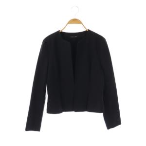 ノーカラージャケット 38 ブラック /ES OS