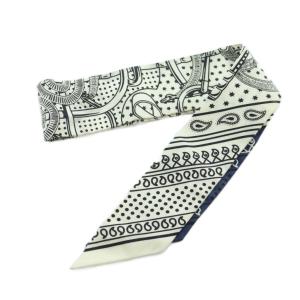 HERMES Eperon dOr Bandana ツイリー スカーフ シルク