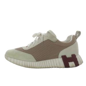 バウンシングスニーカー 38 ベージュ ライトグレー