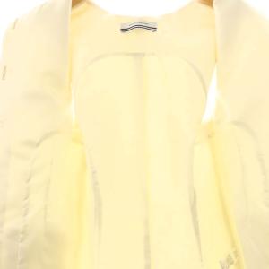 BORDERS at BALCONY 24SS TWEED GILET 36 オフホワイト