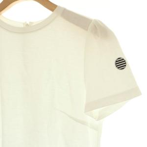 BORDERS at BALCONY 25SS CREW NECK TEE Tシャツ カットソー 半袖 36 白 ホワイト /AT OS