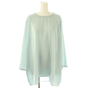 LIVETART 後ろドレープTブラウス F ライトブルー /DO OS SH