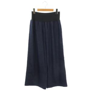 ウエストリブデニムパンツ ワイド 1 ネイビー /HK OS SH