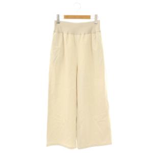 23SS ウエストリブ ドライピケパンツ ストレート イージー 1 アイボリー /AT OS SH