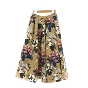 ×KEITAMARUYAMA 夜の花プリントフレアスカート 1 マルチカラー /CX OS