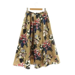 SEVEN TEN by MIHO KAWAHITO ×KEITAMARUYAMA 夜の花プリントフレアスカート 1 マルチカラー /CX OS