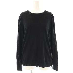MAGLIONE TRICOT GIROCOLLO ニット プルオーバー S ブラック