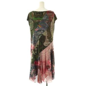 Desigual プリント ワンピース ひざ丈 XL マルチカラー /DF OS