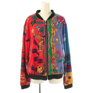 プリント柄ブルゾン ジャケット ジップアップ 42 マルチカラー /DF OS