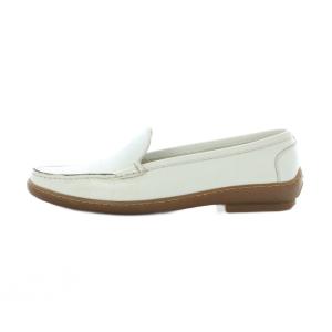 Salvatore Ferragamo ローファー ドライビングシューズ 8.5 26.5cm 白 ホワイト /RI OS