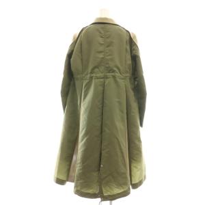 sacai ドッキング チェスターコート 1 ベージュ カーキ 21-05726