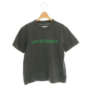 24SS 24-0803S ロゴ 半袖 Tシャツ カットソー 1 チャコール グリーン /ES OS