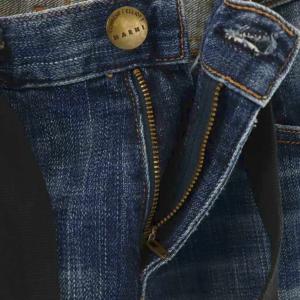 MARNI × カレントエリオット CURRENT/ELLIOTT スタッズデニムパンツ ジーンズ ジッパーフライ