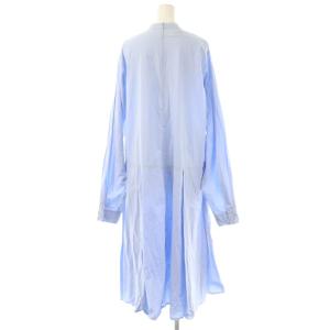 Martin Margiela MM6 長袖ワンピース ロング 38 ライトブルー /HK OS