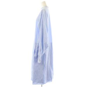 Martin Margiela MM6 長袖ワンピース ロング 38 ライトブルー /HK OS