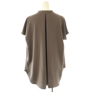 theory luxe MARVINE LENAS ボウタイブラウス 38 チャコールグレー /DO OS