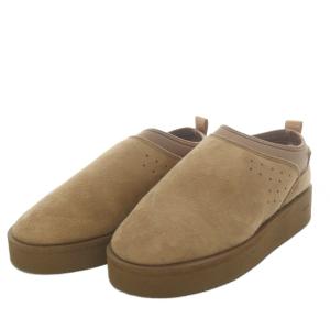 SUICOKE 24AW SABO ムートンサボ スリッポン プラットフォーム スエード 24cm キャメル /YO25