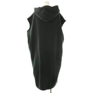 AMERICANA フードワンピース L'Appartement別注 ミモレ ロング ノースリーブ 黒 ブラック /AT OS