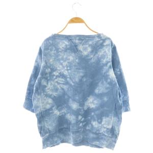 REMI RELIEF ハーフスリーブ タイダイスウェット プルオーバー F ライトブルー /HK OS