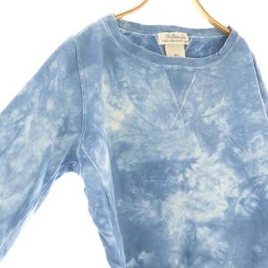 REMI RELIEF ハーフスリーブ タイダイスウェット プルオーバー F ライトブルー /HK OS