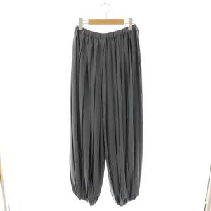 25SS PLEATS TROUSERS パンツ ジョガー プリーツ 36 グレー /AT OS