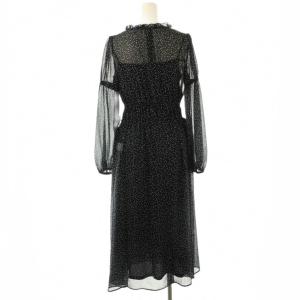 TOCCA 【WEB限定】TINY DOT ONEPIECE ドレス ワンピース ドット ロング 0 ネイビー /HK