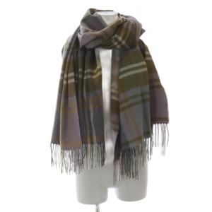 Johnstons of Elgin ジョンストンズ オブ エルガン マフラー チェック カシミヤ マルチカラー