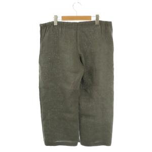 fog linen work イージーパンツ ワイド グレー /HK OS