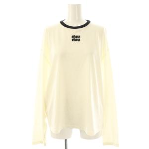 MJL992 24年 ロゴ刺繍 カットソー XS ホワイト ブラック