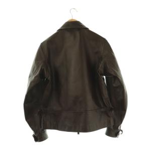 CINQUANTA ホースレザージャケット 46 ダークブラウン