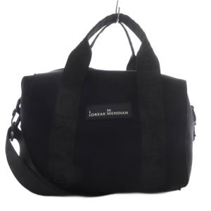 ロレアックメンディアン 24AW ボストンバッグ ハンドバッグ ショルダーバッグ 2way 斜め掛け ブラック