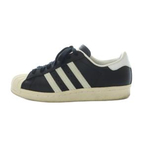 SUPERSTAR 80s スーパースター スニーカー シューズ レザー 23cm 白 ホワイト 黒 ブラック