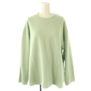 ウールラウンドヘムプルオーバーカットソー F ミントグリーン /ES OS