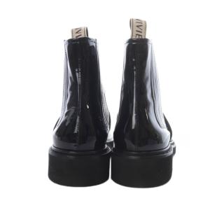 ROGER VIVIER ヴィヴ レンジャー パテントレザー チェルシー ブーツ 40 ブラック
