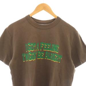 sacai Flock Print T-Shirt マッドサキ Tシャツ カットソー プリント 1 ダークブラウン