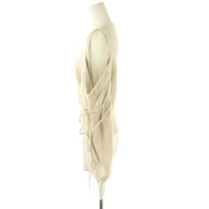 SNIDEL 23AW シースルーショルダーニットプルオーバー セーター F アイボリー /DF OS SH