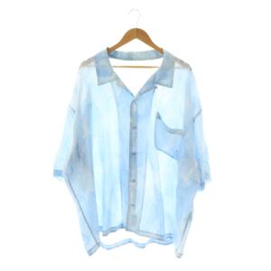 ALOHA SHIRT 水彩 XXL ライトブルー