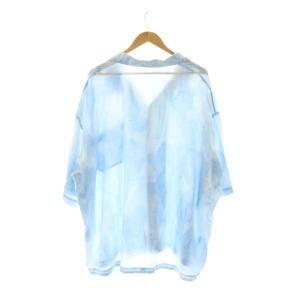 Porter Classic ALOHA SHIRT 水彩 XXL ライトブルー