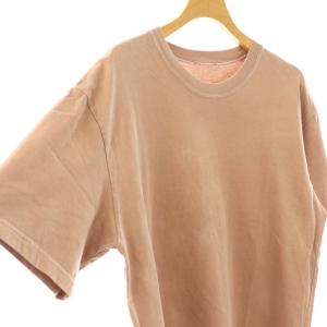 Deuxieme Classe 25SS Refinement Tシャツ カットソー 半袖 ピンクベージュ /DO OS