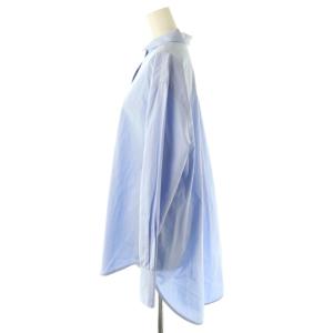 L'Appartement THOMASMASON オーバーサイズシャツ 長袖 サックスブルー /DO OS